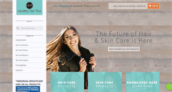 Desktop Screenshot of healthyhairplus.com